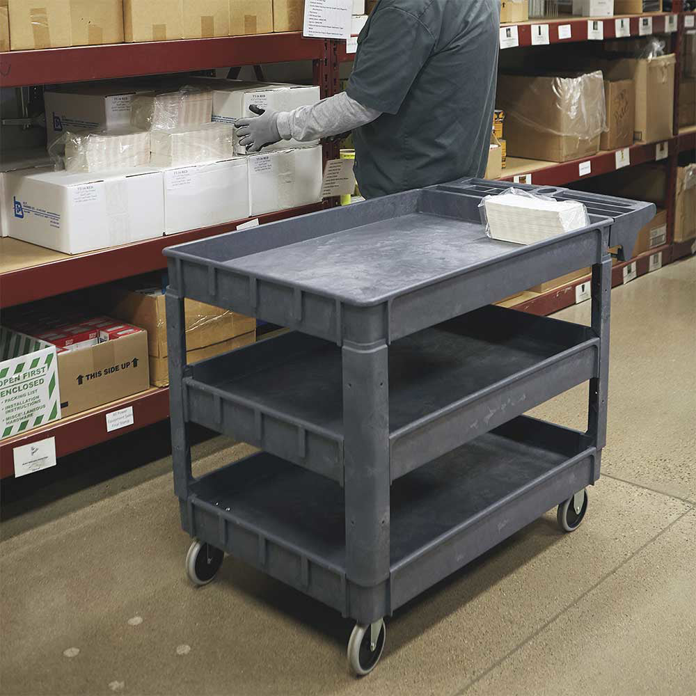 Ironton Utility Cart | 500-Lb. Capacity | 46-In. W x 25-In. D x 32-In. H