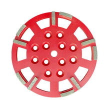 Virginia Abrasives 10-In. Grinding Head | 10 Segment | Hard Bond | Coarse/Medium