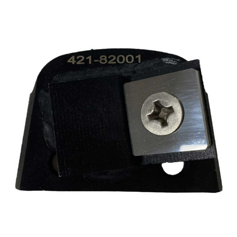 Virginia Abrasives Carbide Scraper - Counterclockwise | Black | Box of 3