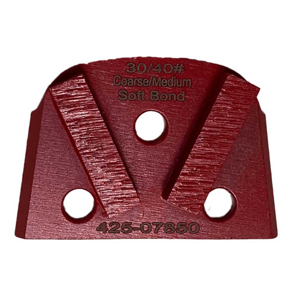Virginia Abrasives Double Cuboid Soft Bond | Red | Box of 3