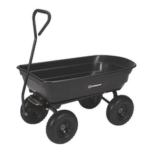 Strongway Poly Dump Cart | 600-Lb. Capacity | 38-3/4 In. L x 20 In. W | 10-In. Pneumatic Tires