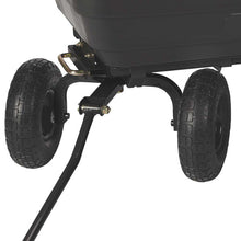 Strongway Poly Dump Cart | 600-Lb. Capacity | 38-3/4 In. L x 20 In. W | 10-In. Pneumatic Tires