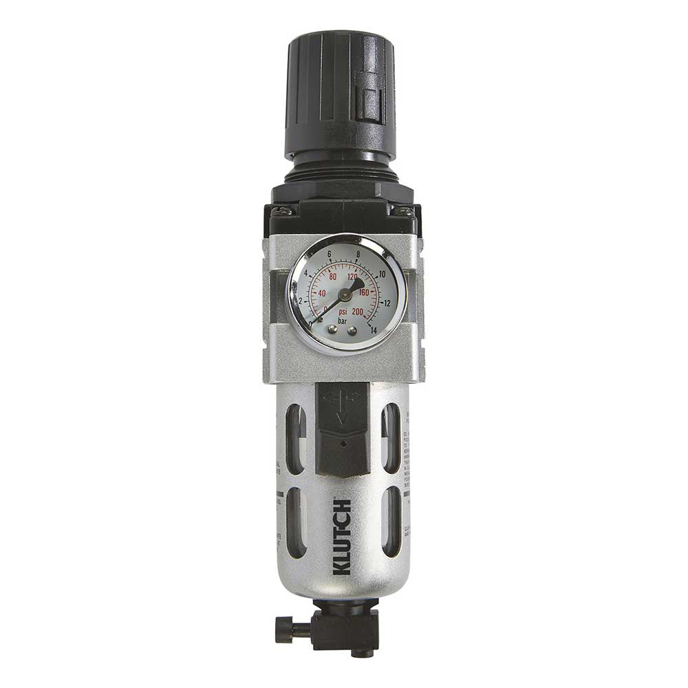Klutch | Air Compressor Filter and Regulator Combo | 3/8-In.