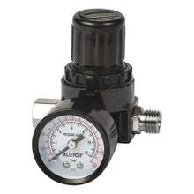 Klutch | Locking Air Pressure Gauge with Regulator | 180 PSI
