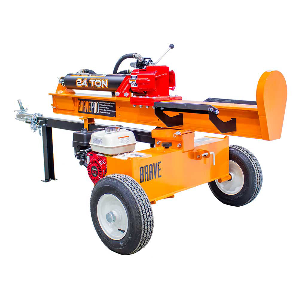 BravePro Log Splitter | 24-Ton | Honda GX160