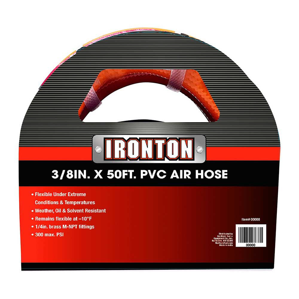 Ironton PVC Air Hose | 3/8-In. X 50-Ft.
