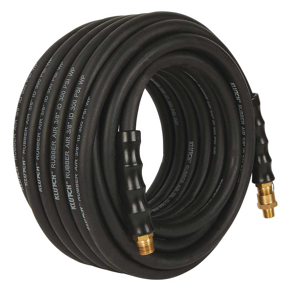 Klutch Rubber Air Hose 3/8-In. X 50-ft
