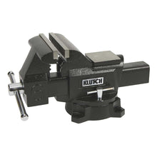 Klutch Heavy-Duty Carbon Steel Bench Vise | 6-In. Jaw Width