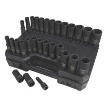 Klutch | Deep Drive Impact Socket Set| 1/2-In. | SAE and Metric