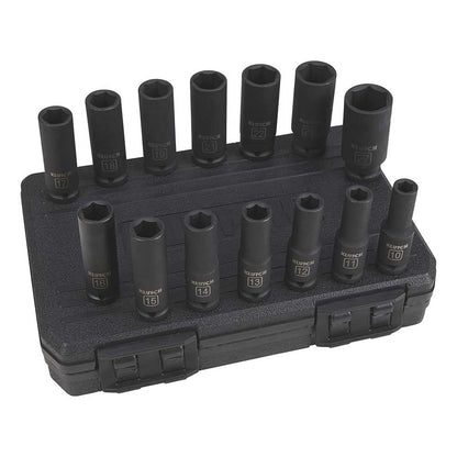 Klutch | 14Pc 1/2 Drive Impact Deep Socket MM