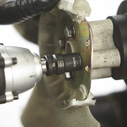 Klutch | Drive Impact Socket Set | 1/2-In. | Chrome | Metric