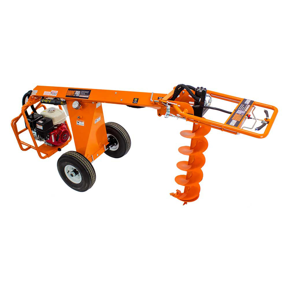 Brave Towable Auger | Hydraulic | Honda GX390
