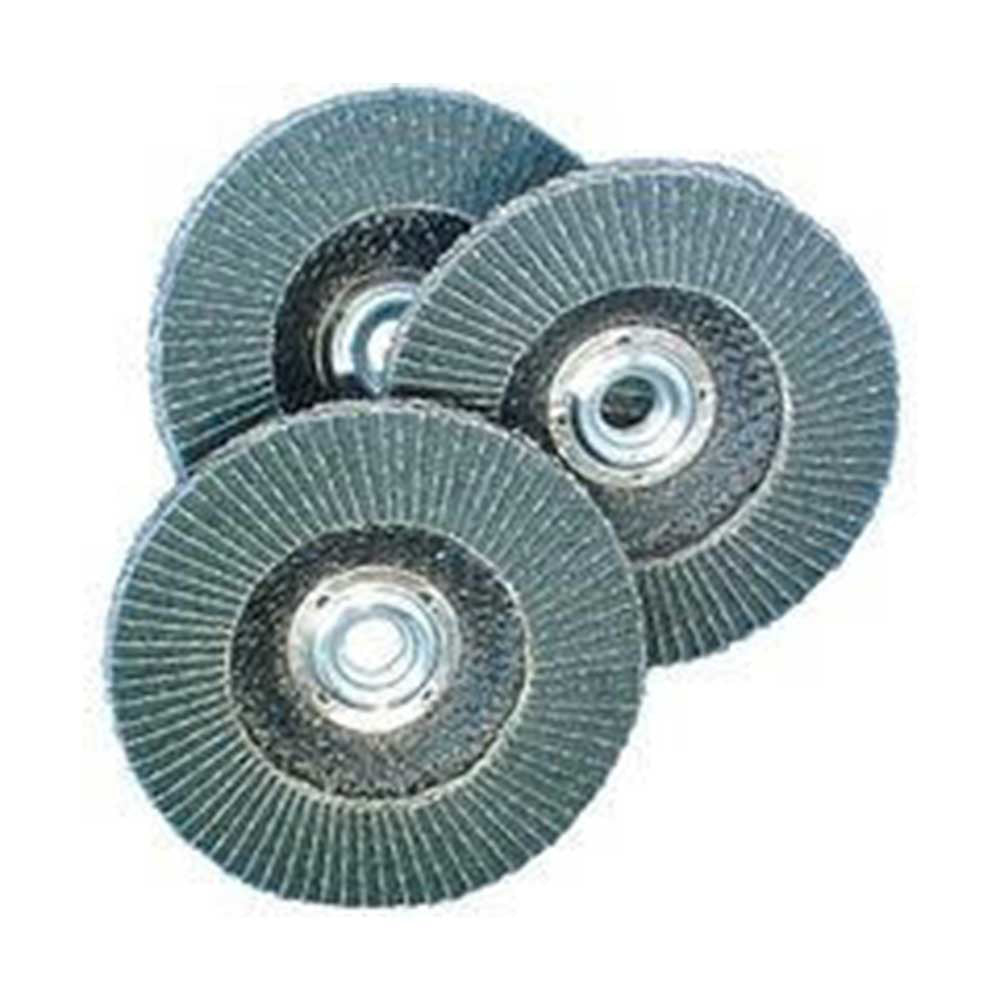 Virginia Abrasives 60 Grit Discs | Zirconia Flap 4-1/2-In. X 5/8-In. | Box of 10