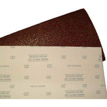 Virginia Abrasives 20 Grit Sheets | General Purpose H and L 8-In. X 17-5/8-In. | Box of 50