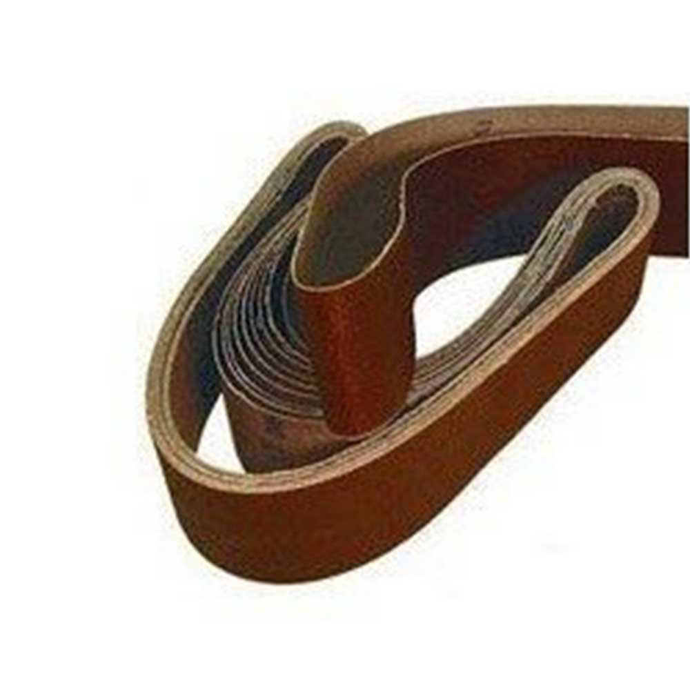 Virginia Abrasives 36 Grit Belts | Portable 4-In. X 24-In. | Box of 10