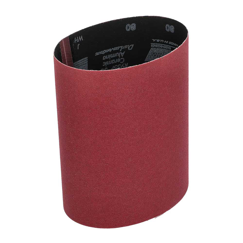 Norton Red Heat | 80 Grit | 8-In. X 19-In. Sanding Belts | Case of 5