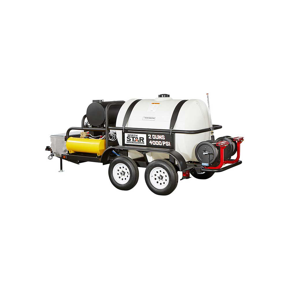 NorthStar Hot Pressure Washer | Trailer Mounted | 4,000 PSI | 7.0 GPM | Gas | E740