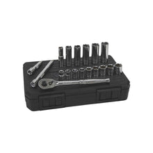 Klutch Drive Socket Set | 3/8-In. Drive | 18-Pc Metric