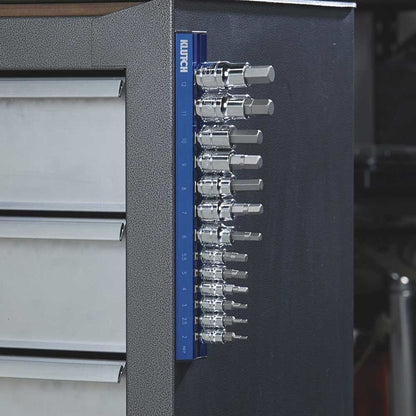 Klutch Hex Bit Socket Set | 13-Pc Metric