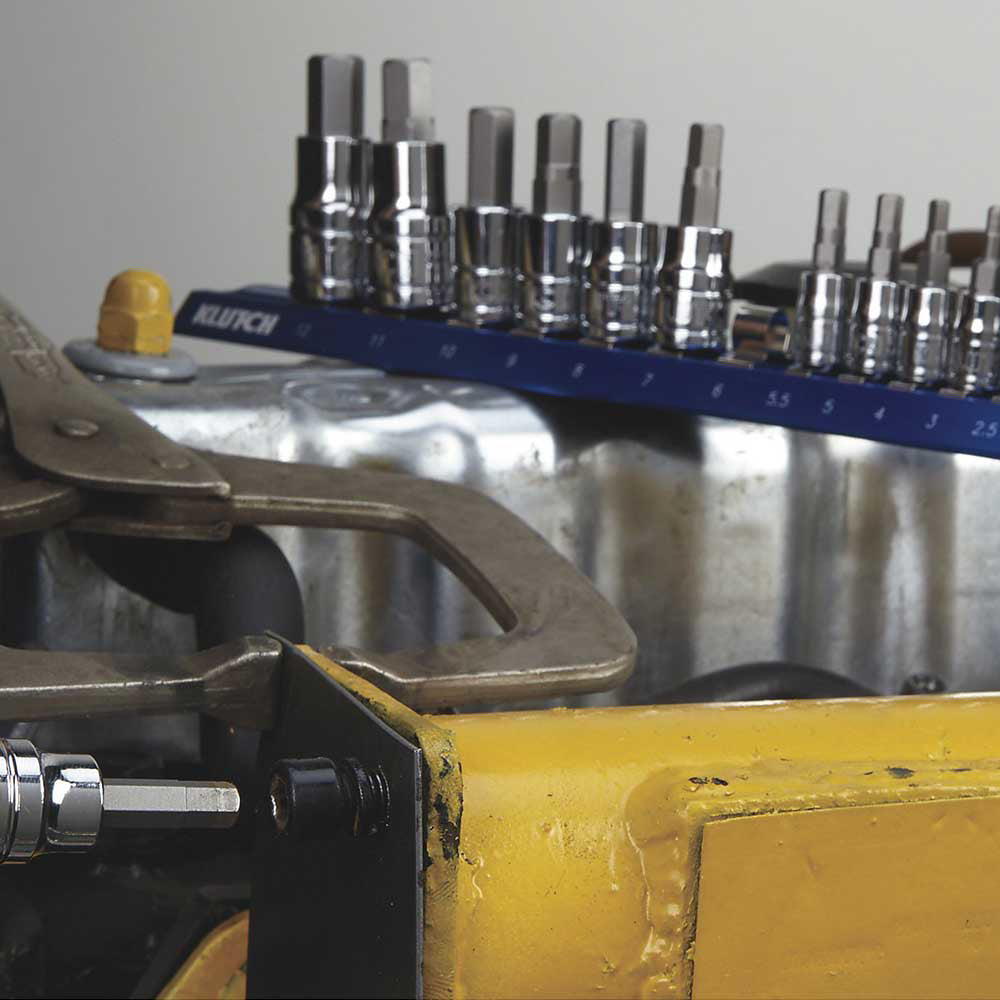 Klutch Hex Bit Socket Set | 13-Pc Metric