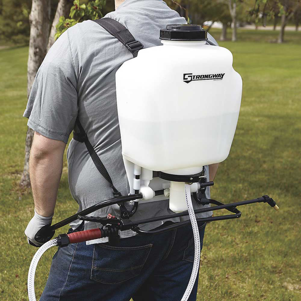 Strongway Backpack Sprayer Pro | 4-Gal | 90Psi