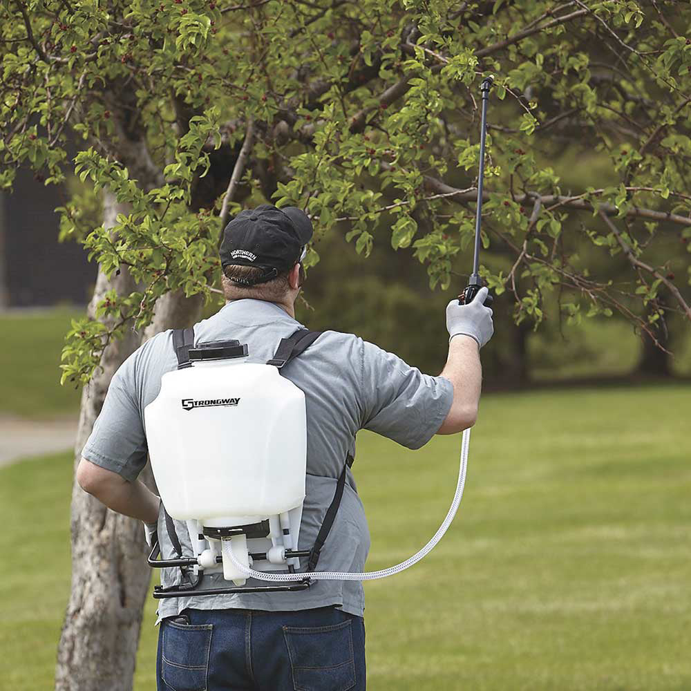 Strongway Backpack Sprayer Pro | 4-Gal | 90Psi