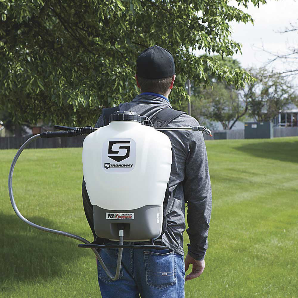 Strongway Li-Ion Never Pump Backpack Sprayer Kit | 4-Gal | 18V