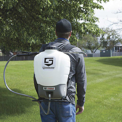 Strongway Li-Ion Never Pump Backpack Sprayer Kit | 4-Gal | 18V