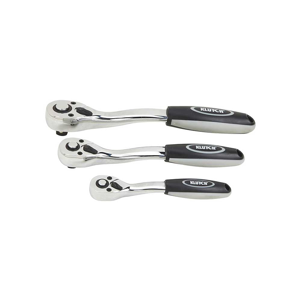 Klutch Quick-Release Offset Ratchets | 3-Pc Set