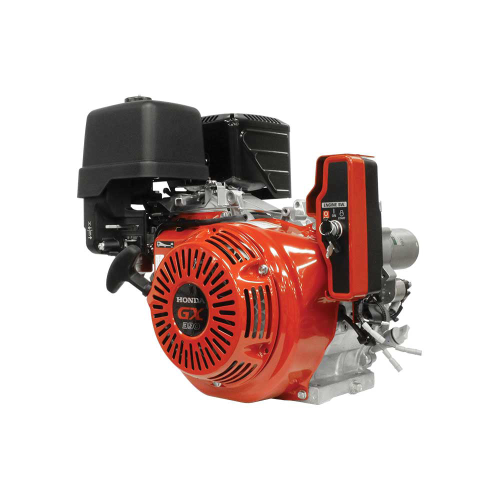Honda | GX Series | OHV | 389cc | 1 In. x 3.48 In. | Electric | Horizontal | No Tank | 18A Charge