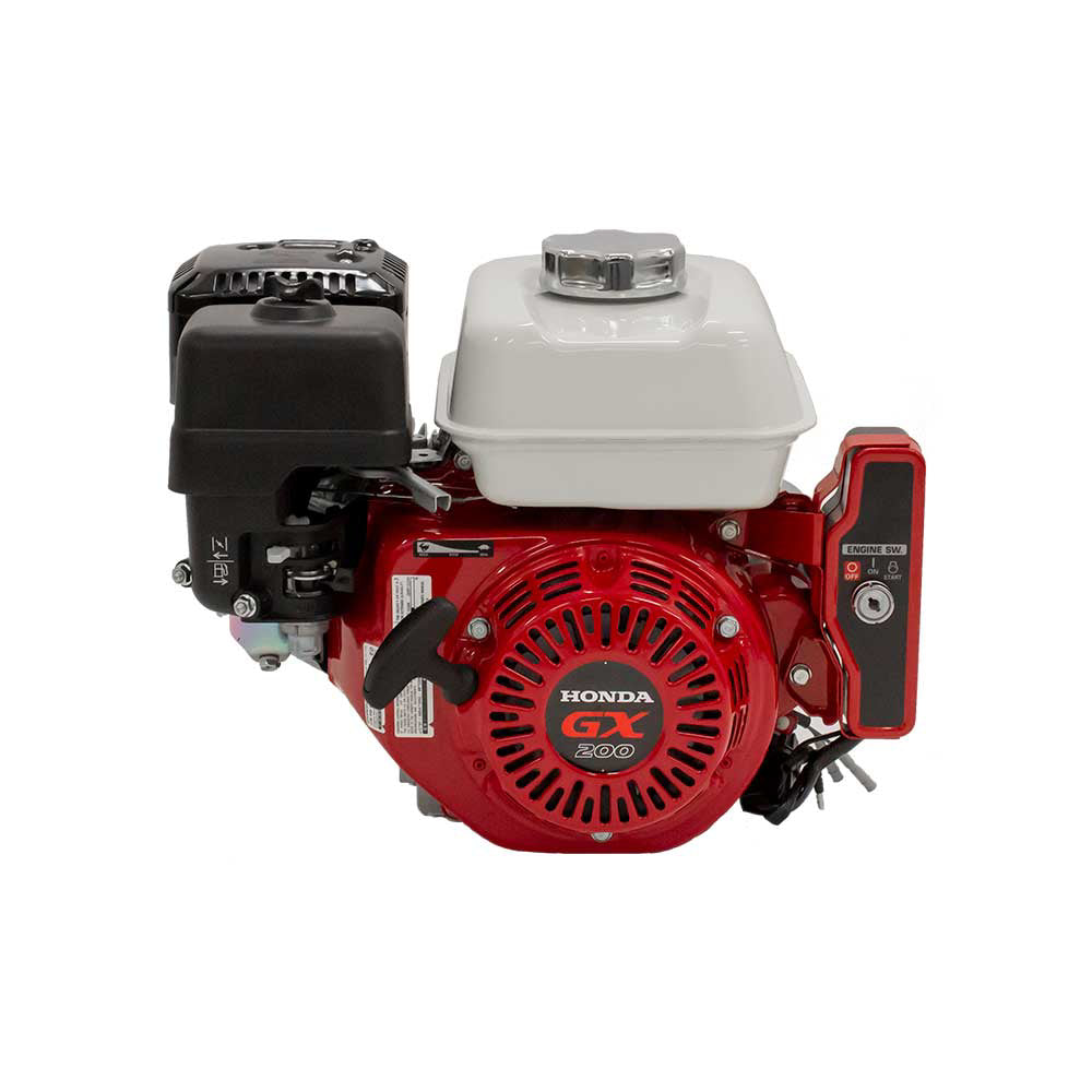 Honda | GX Series | OHV | 196cc | 3/4 In. x 2.43 In. | Electric | Horizontal | 7-Amp Charge System