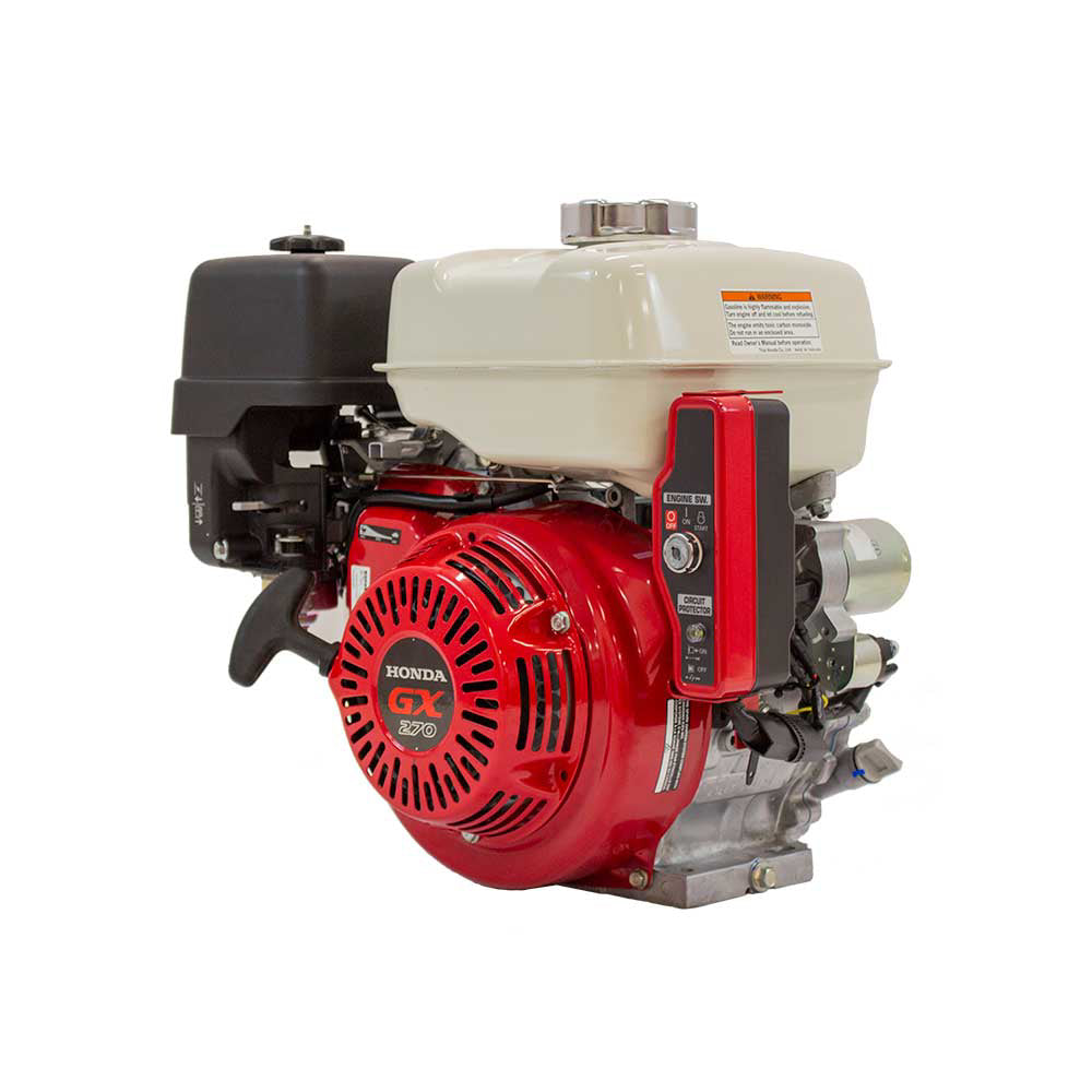 Honda | GX Series | OHV | 270cc | 1 In. x 3.48 In. | Electric | Horizontal