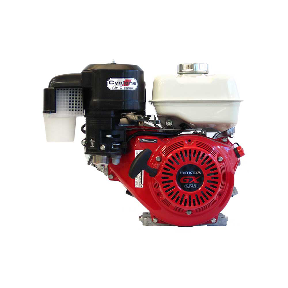 Honda | GX Series | OHV | 270cc | 1 In. x 3.48 In. | Recoil | Horizontal | Cyclone Air Cleaner