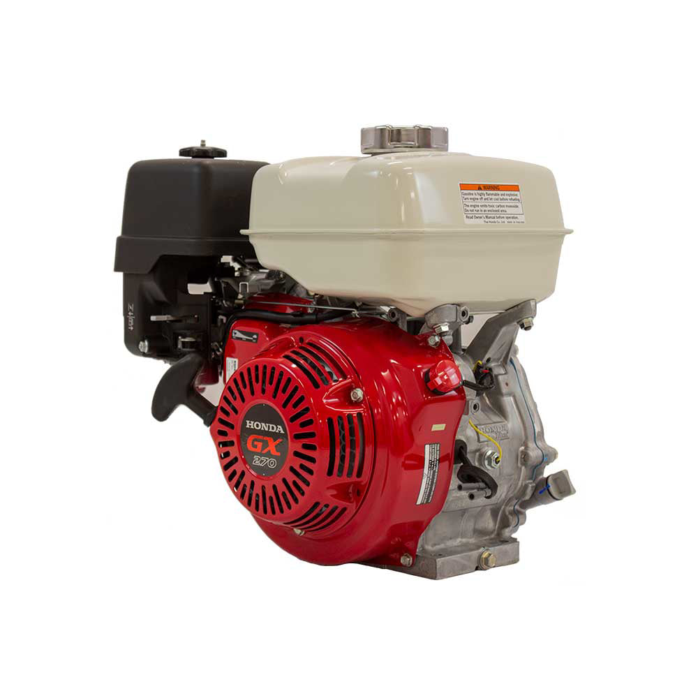 Honda | GX Series | OHV | 270cc | 1 In. x 3.48 In. | Recoil | Horizontal | 18-Amp Charge System