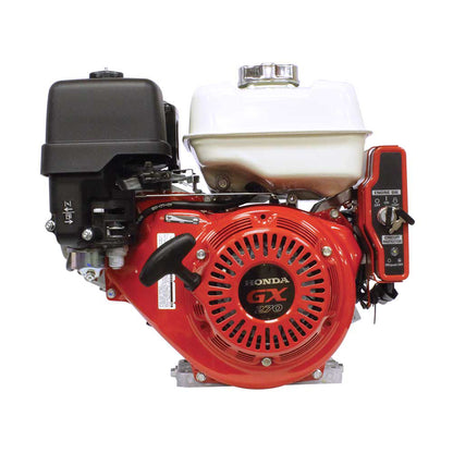 Honda | GX Series | OHV | 270cc | 4-11/64 In. Tapered, Tapped 5/16 In. | Recoil | Horizontal