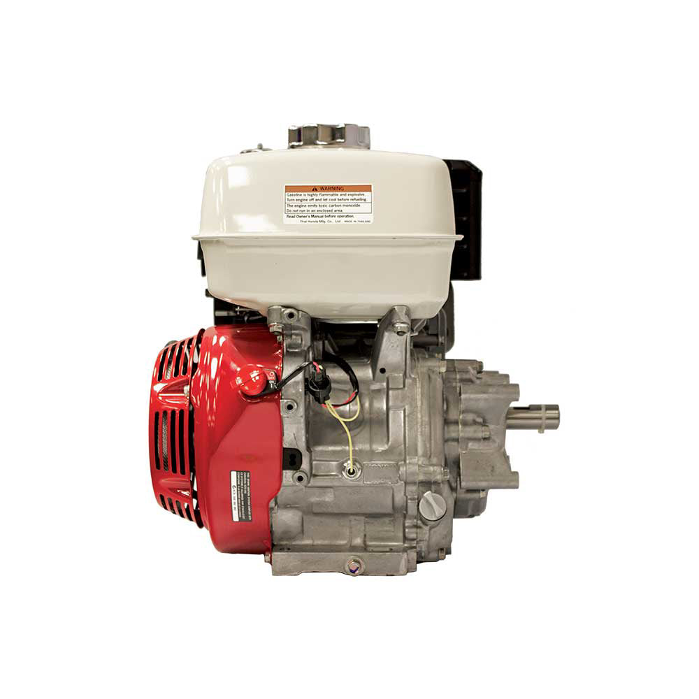 Honda | GX Series | OHV | 389cc | 1 In. x 2.55 In. | Recoil | Horizontal | 2:1 Gear Reduction