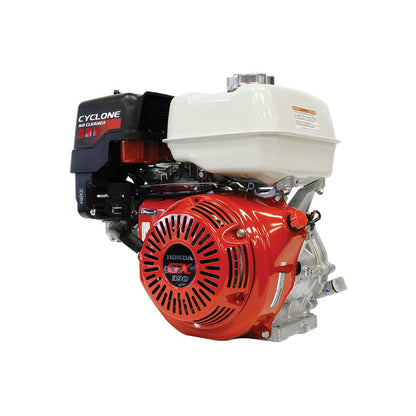 Honda | GX Series | OHV | 389cc | 1 In. x 3.48 In. | Recoil | Horizontal | Cyclone Air Cleaner
