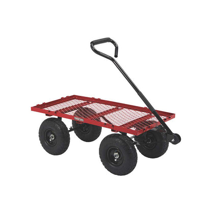 Ironton Steel Garden Cart | 400-Lb. Capacity | 38-In. X 18-1/2-In. X 21-In. | 10-In. Pneumatic