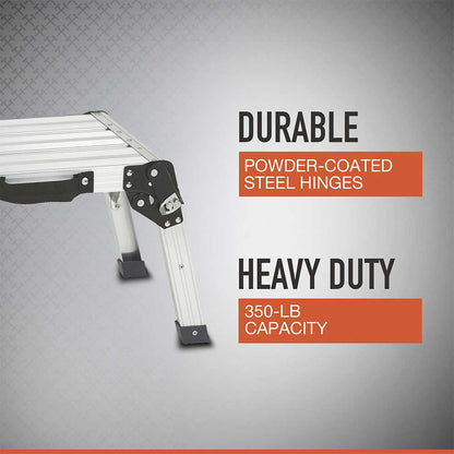 Ironton Aluminum Platform | 350-Lb. Cap | 11-3/4-In. X 18-In. X 13-1/2-In.