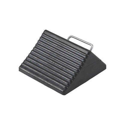 Ironton Nylon Reinforced Rubber Wheel Chock with Handle