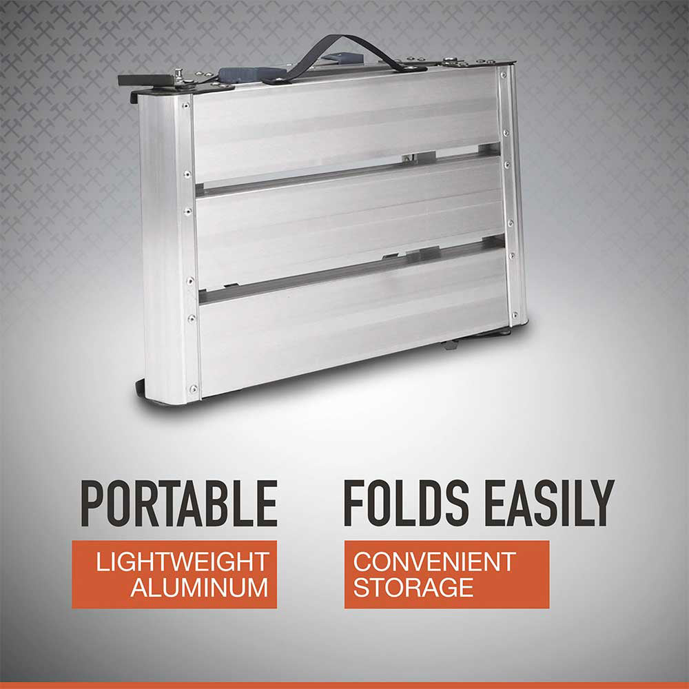 Ironton Aluminum Platform | 350-Lb. Cap | 11-3/4-In. X 18-In. X 13-1/2-In.