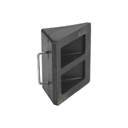Ironton Nylon Reinforced Rubber Wheel Chock with Handle