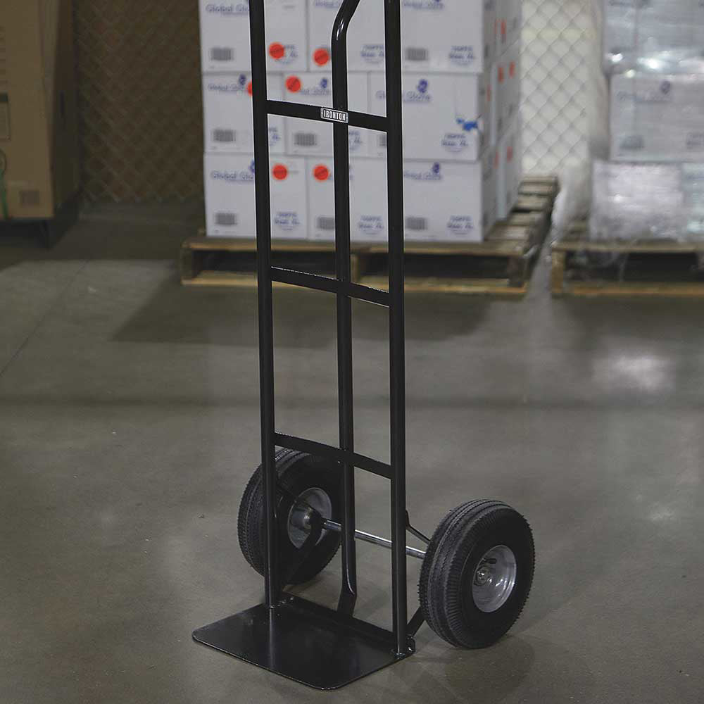 Ironton Steel Pneumatic Hand Truck | 600-Lb. Cap | 16-In. X 21-In. X 51-In.