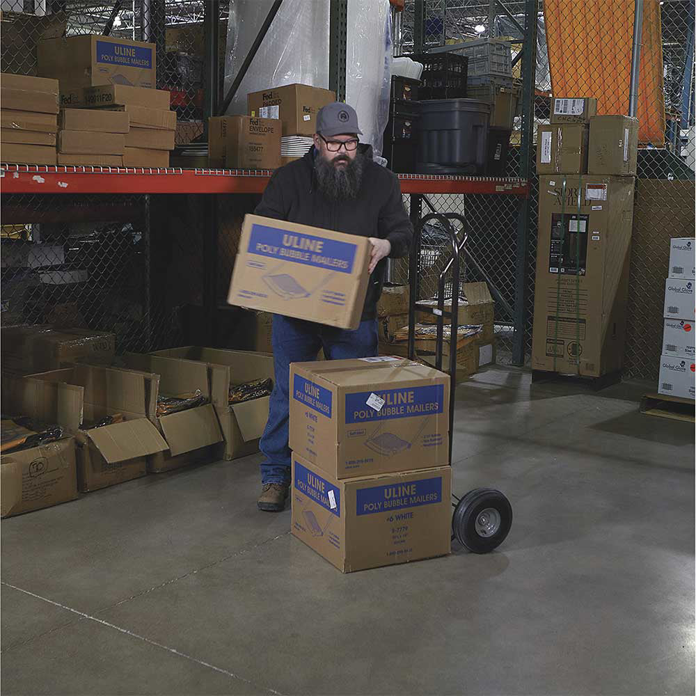 Ironton Steel Pneumatic Hand Truck | 600-Lb. Cap | 16-In. X 21-In. X 51-In.
