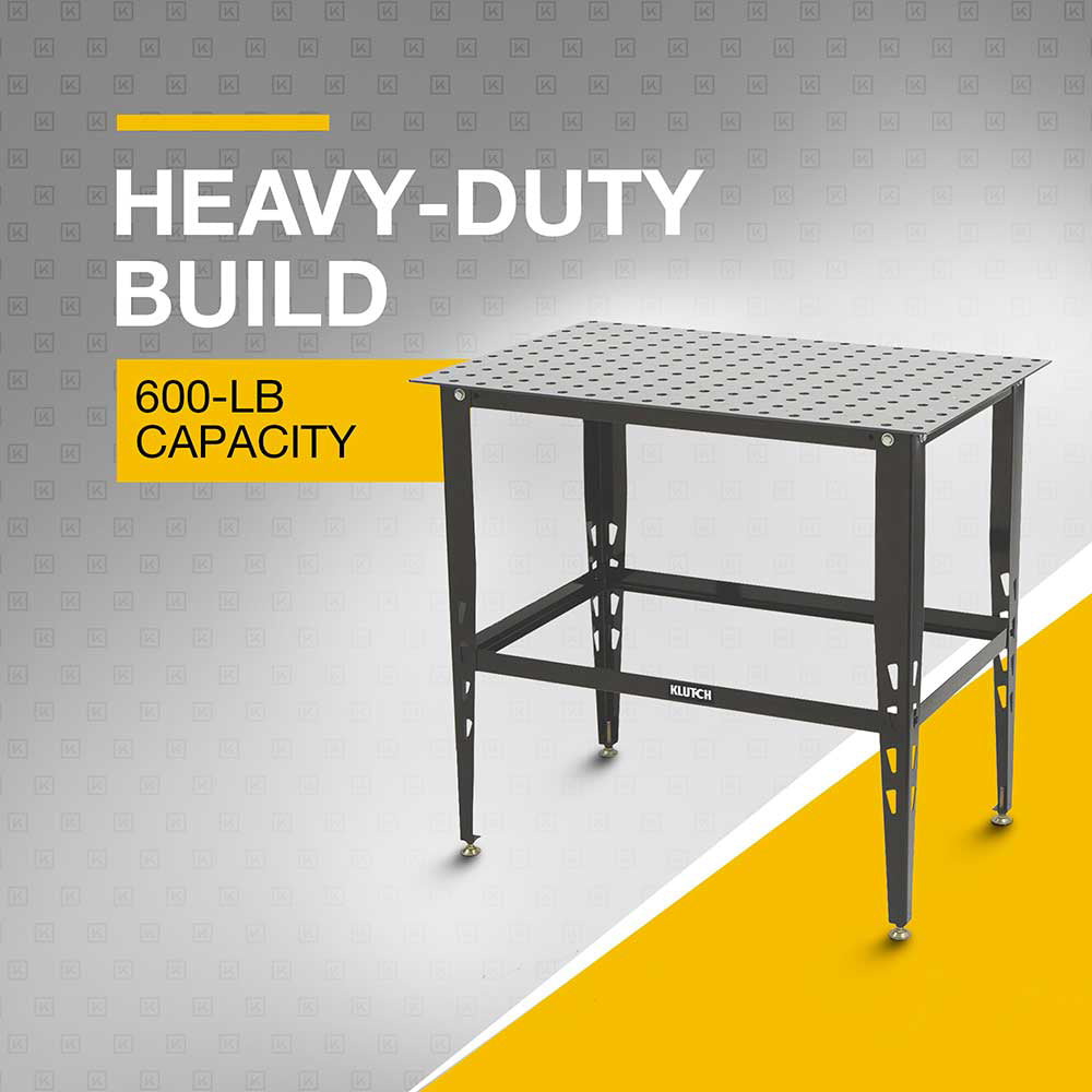 Klutch Steel Welding Table With Tool Kit
