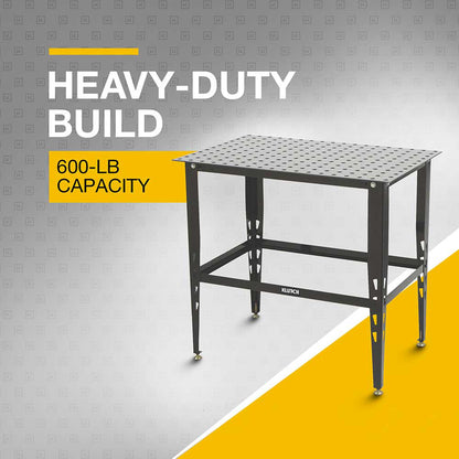 Klutch Steel Welding Table With Tool Kit