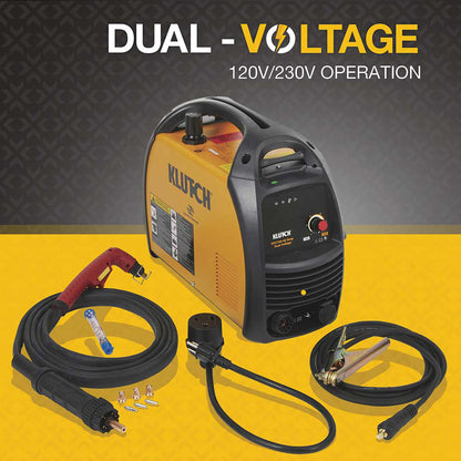 Klutch PFC700 Dual-Voltage Plasma Cutter 120V/230V 45 Amp