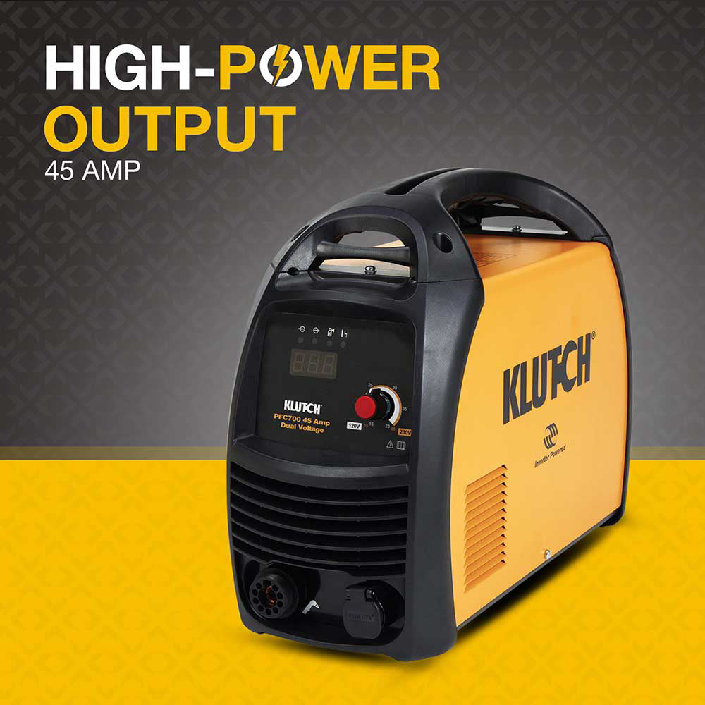 Klutch PFC700 Dual-Voltage Plasma Cutter 120V/230V 45 Amp