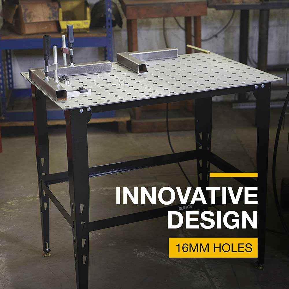 Klutch Steel Welding Table With Tool Kit