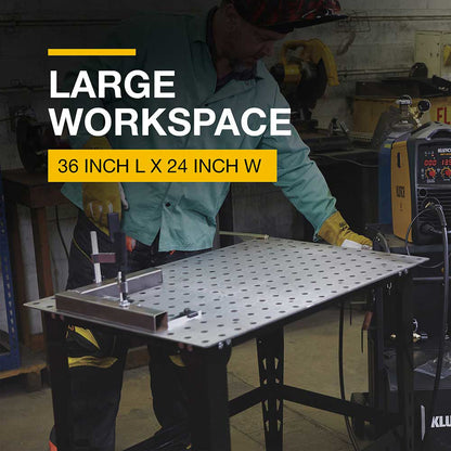 Klutch Steel Welding Table With Tool Kit